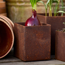 Indlæs billede til gallerivisning Jern Krukke Corten 10 x 12 cm