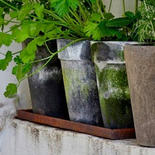 Indlæs billede til gallerivisning Dekorationsbakke i Cortenstål 50 x 16 cm